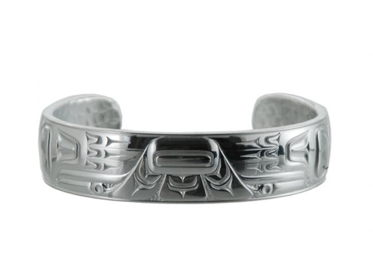 BRACELET PEWTER DOUBLE EAGLE