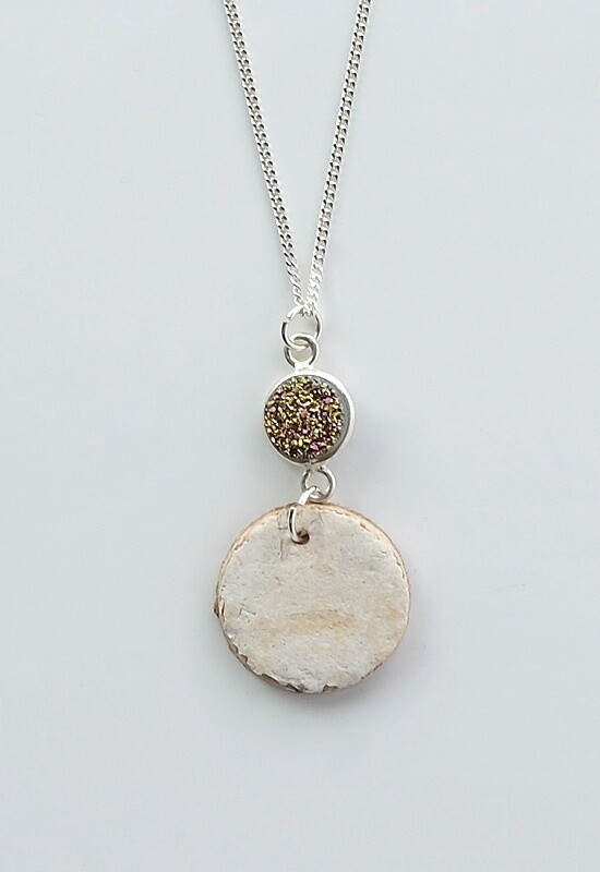 PENDANT BIRCH BAR PURPLE DRUZY