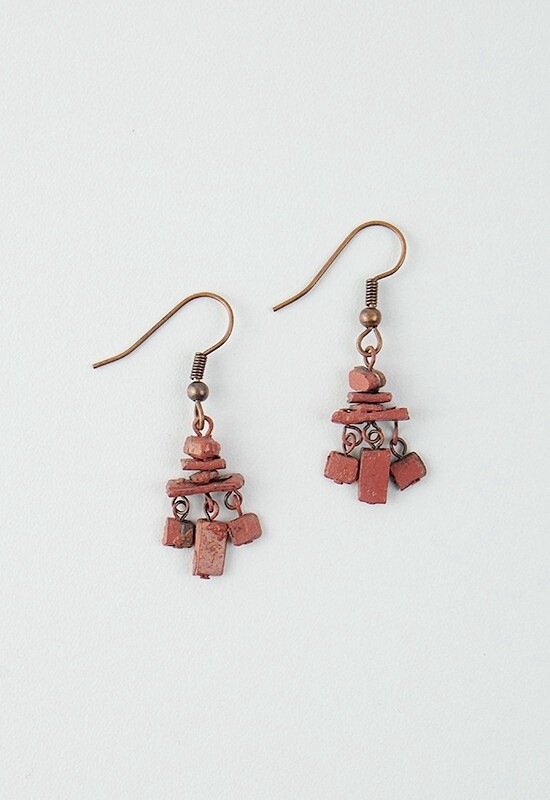 EARRINGS SMALL  RED6