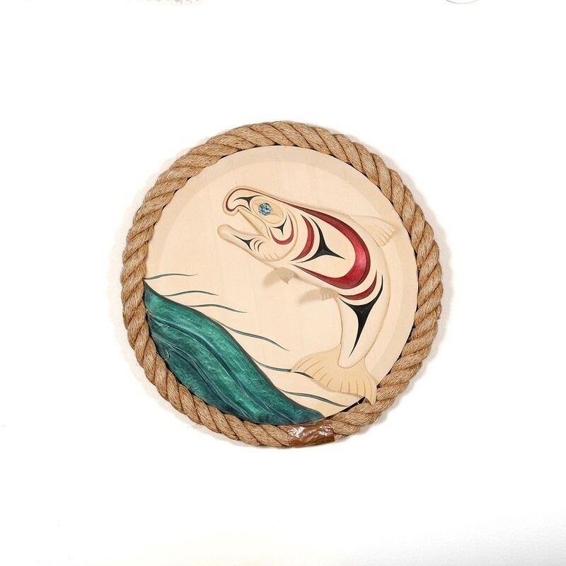 PLAQUE SALMON BY CHRIS SPARROW