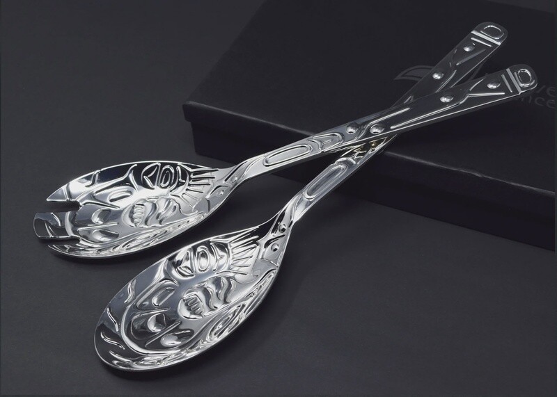 SERVERS SILVER PLATED SALMON