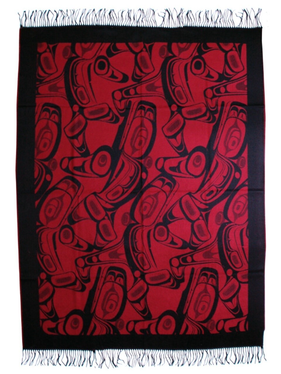 BLANKET WHALE RED/BLACK