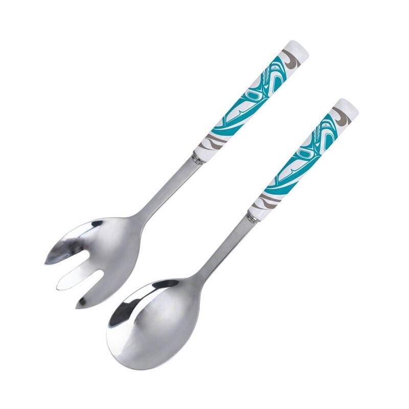 SALAD SERVERS KILLER WHALE