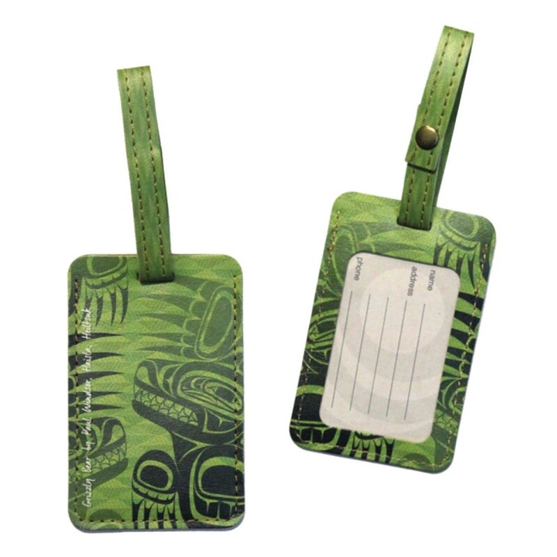 LUGGAGE TAG GRIZZLY BEAR