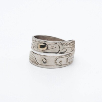 RING SILVER WRAP - GRAHAM HENERY