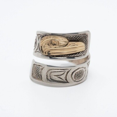 RING WRAP SILVER & GOLD