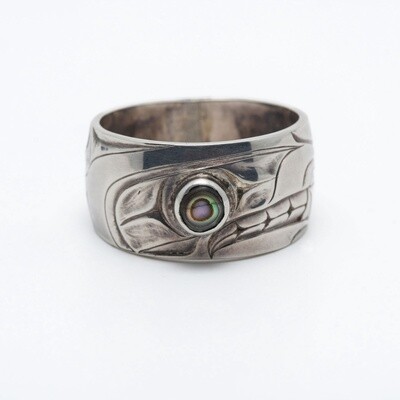 Ring- Silver & Abalone