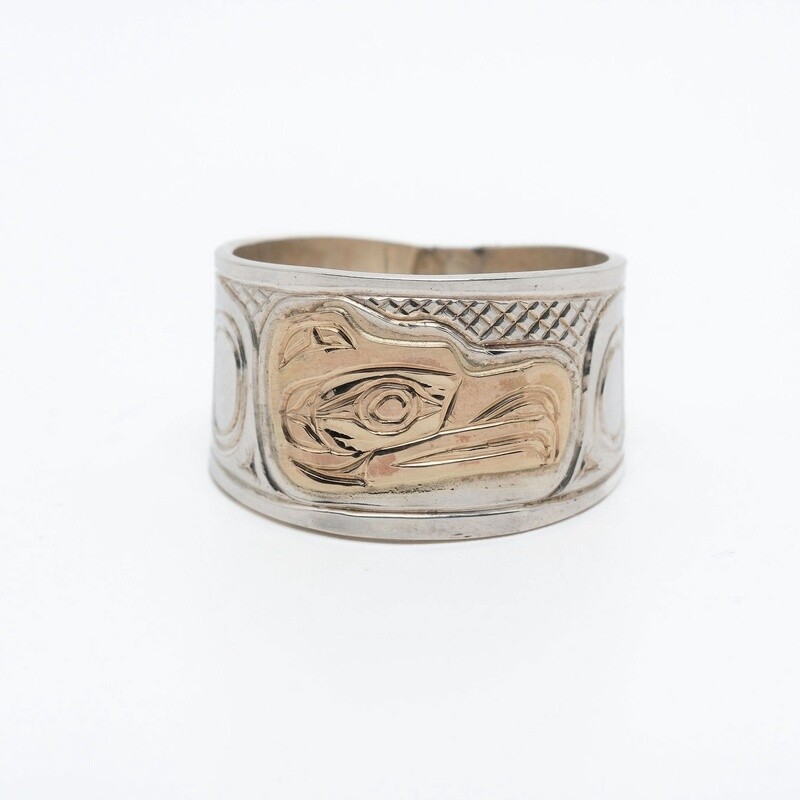 RING GOLD AND SILVER MATTHEW BAKER