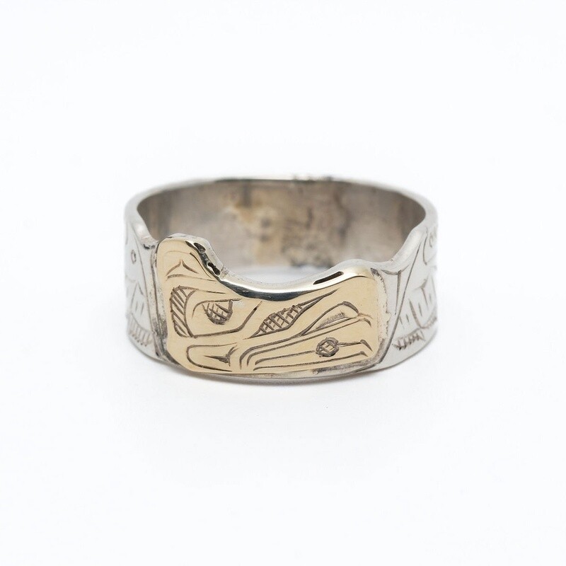 RING SILVER AND GOLD FRANK WALLACE