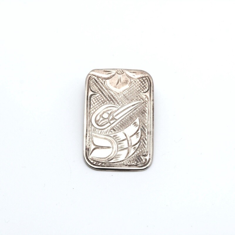 PENDANT SILVER 3" LONG