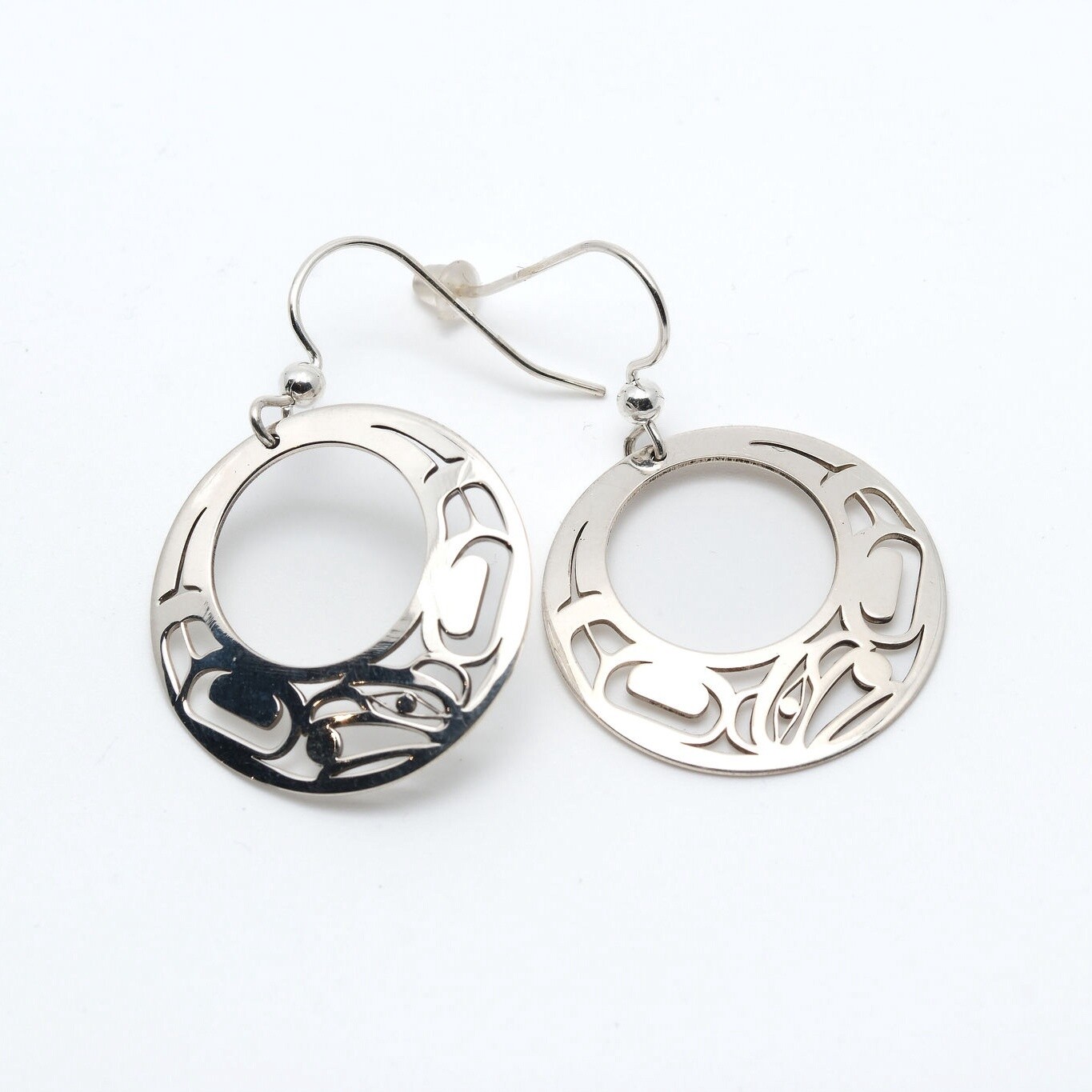 EARRING DANGLE ASSORRTED GRANT PAUL, Aminal: Circle Raven