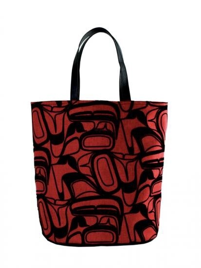 TOTE BUCKET EAGLE RED