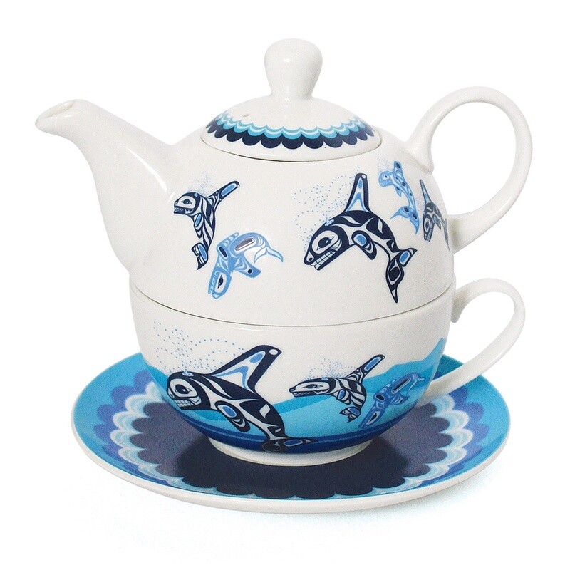 TEA FOR ONE SET - ORCA FAMILY