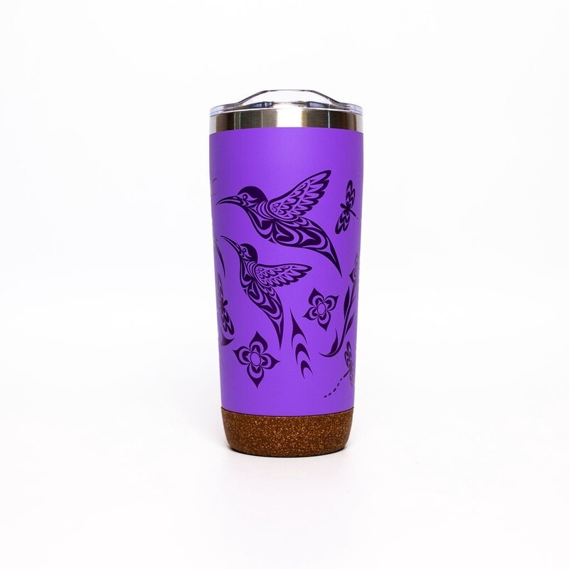 TRAVEL MUG HUMMINGBIRD 20/OZ