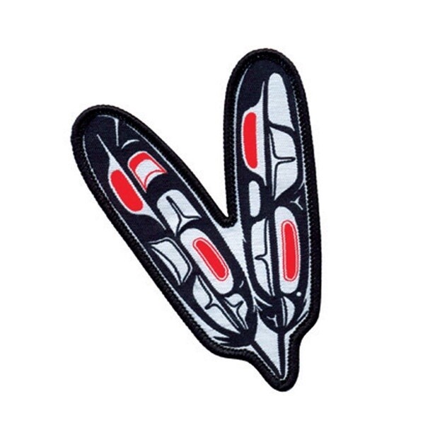 EMBROIDERED PATCH - FEATHERS