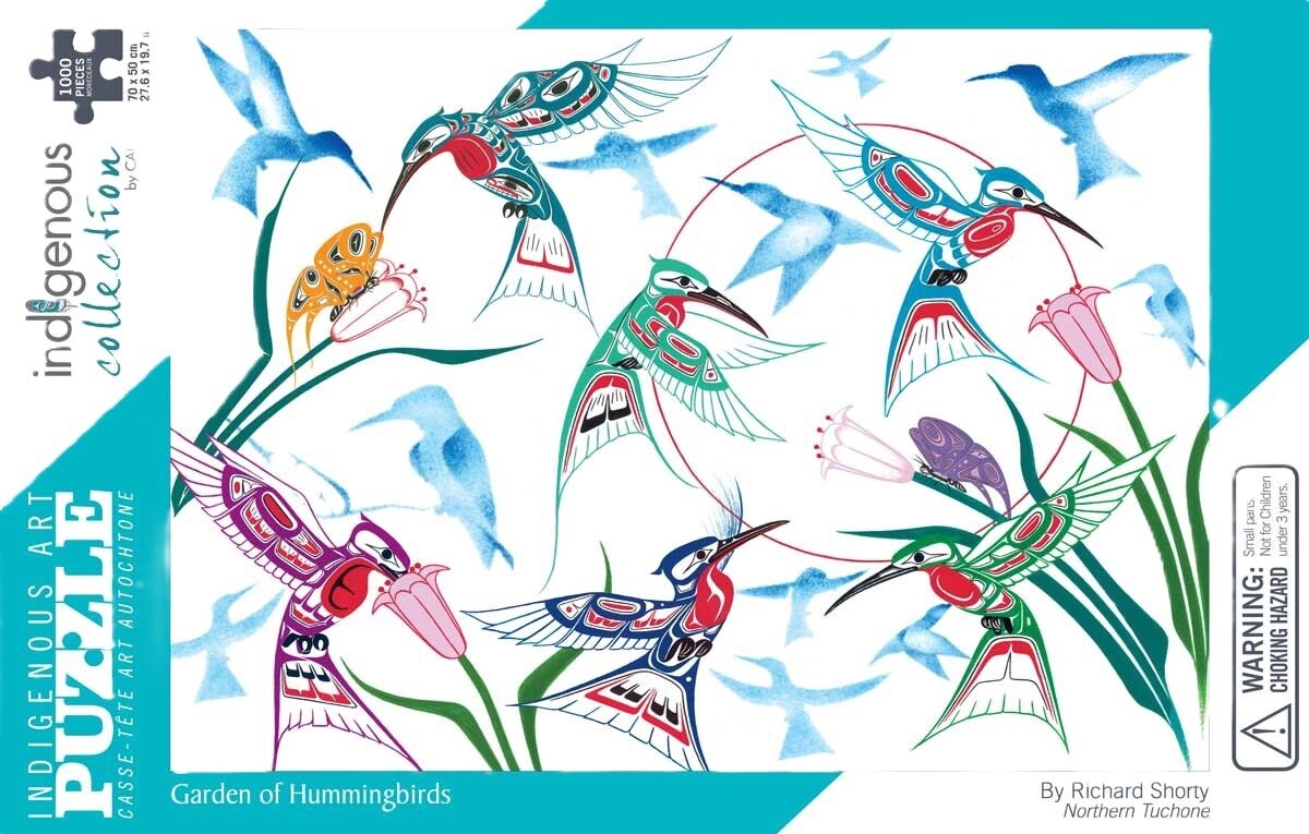 PUZZLE - GARDEN OF HUMMINGBIRDS