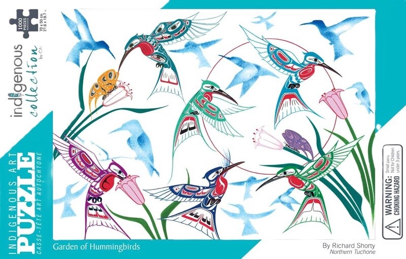 PUZZLE - GARDEN OF HUMMINGBIRDS