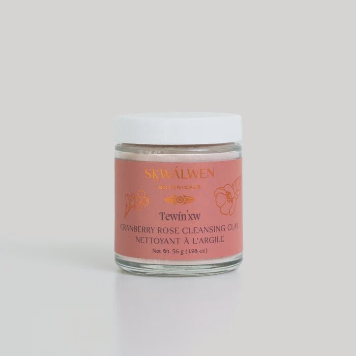 SKWALWEN BOTANICALS CRANBERRY ROSE CLEANSING CLAY
