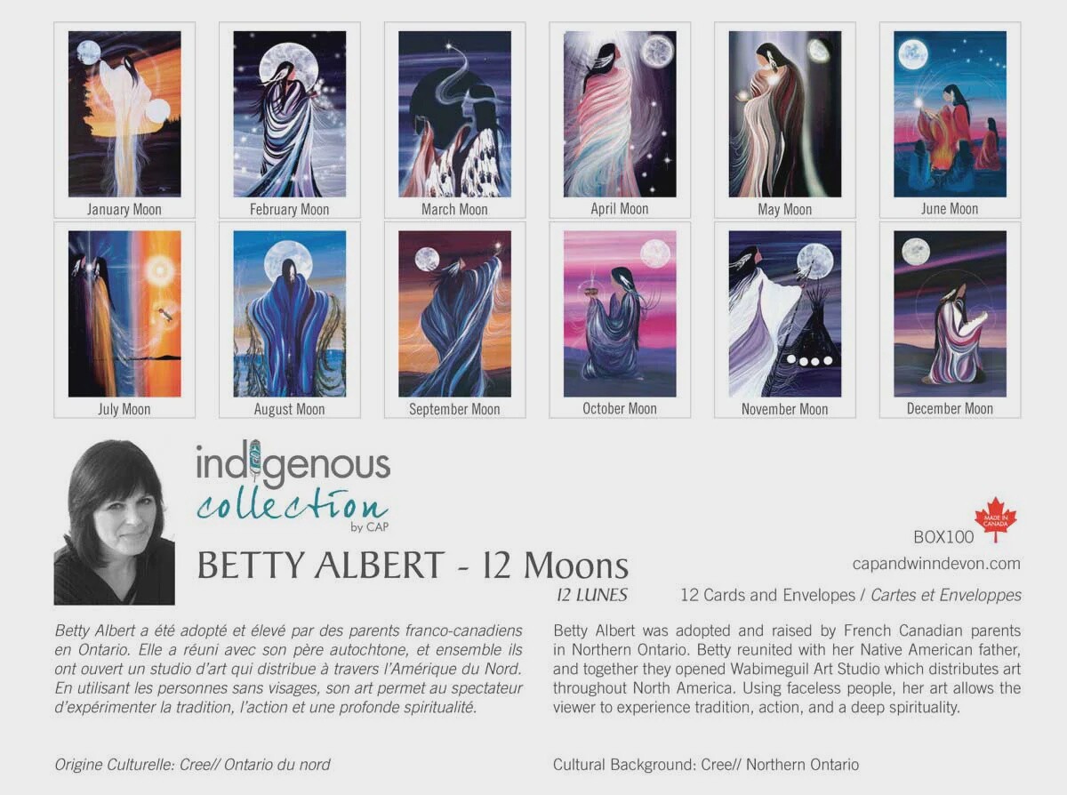 BOX CARDS, Style: BETTIE ALBERT
