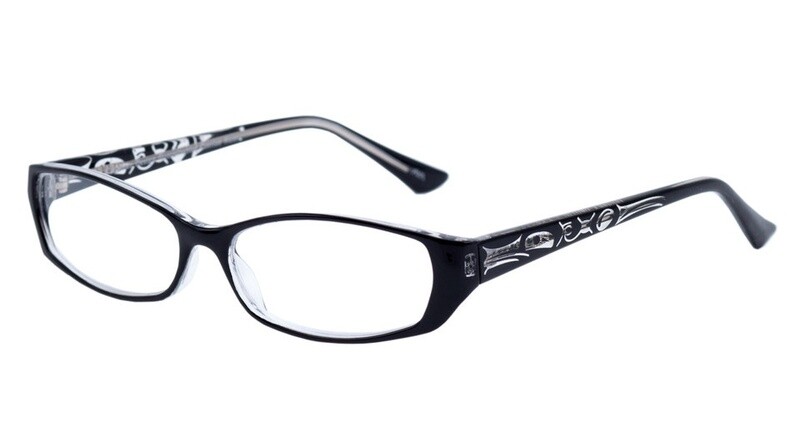 READING GLASSES 2.5 - H-BIRD BLACK