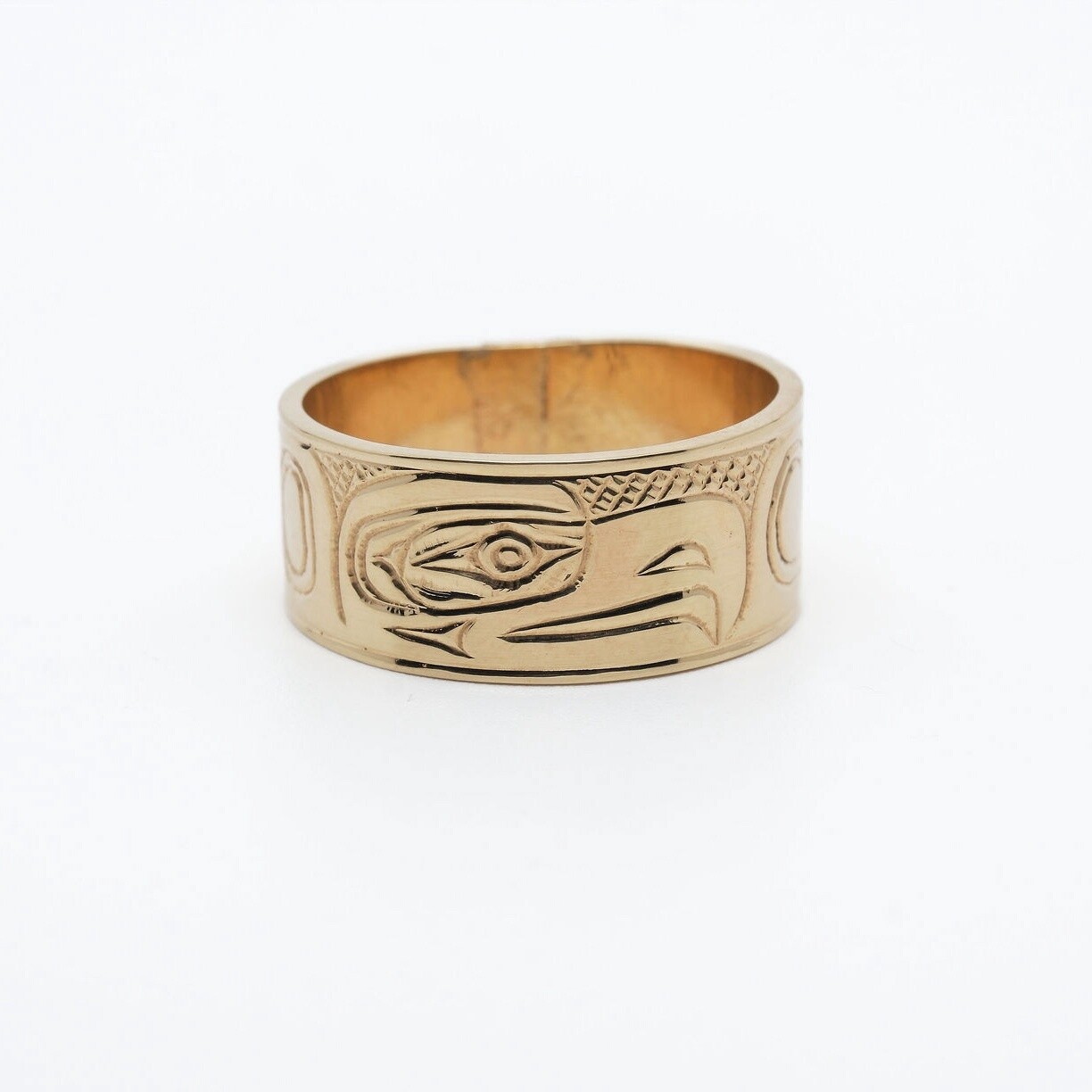 RING GOLD SIZE 8 &amp; 8.5 EAGLE, Ring Size: 8