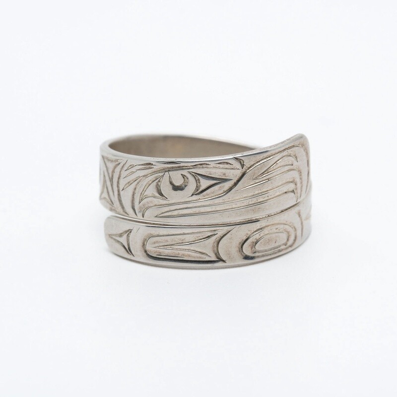 RING WRAP ANIMAL SILVER