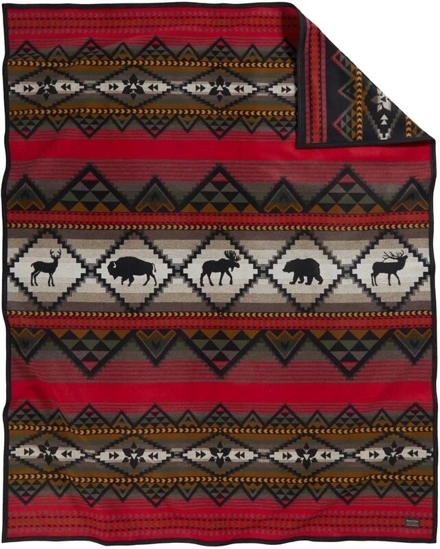 BLANKET LOST TRAIL RED MULTI