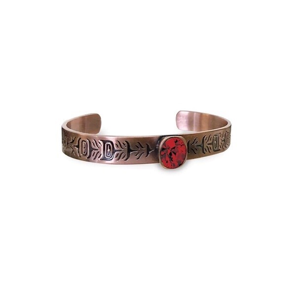 BRACELET - SACRED FEATHER RUBY