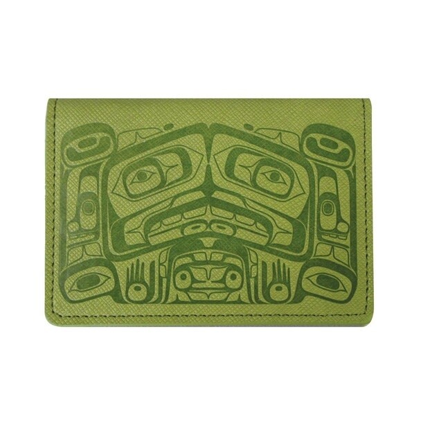 CARD WALLET RAVEN BOX GREEN