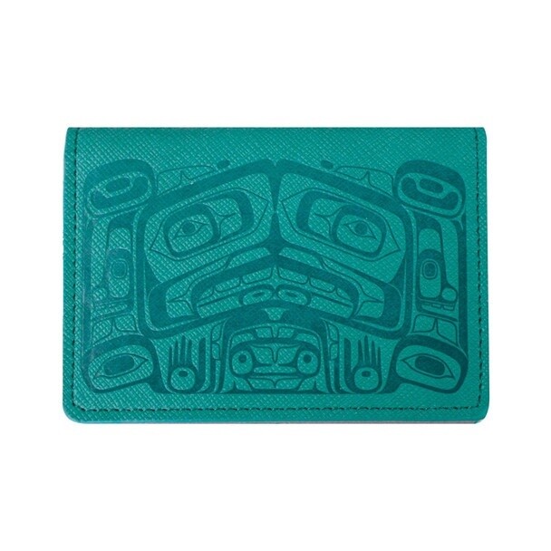 CARD WALLET RAVEN BOX TEAL