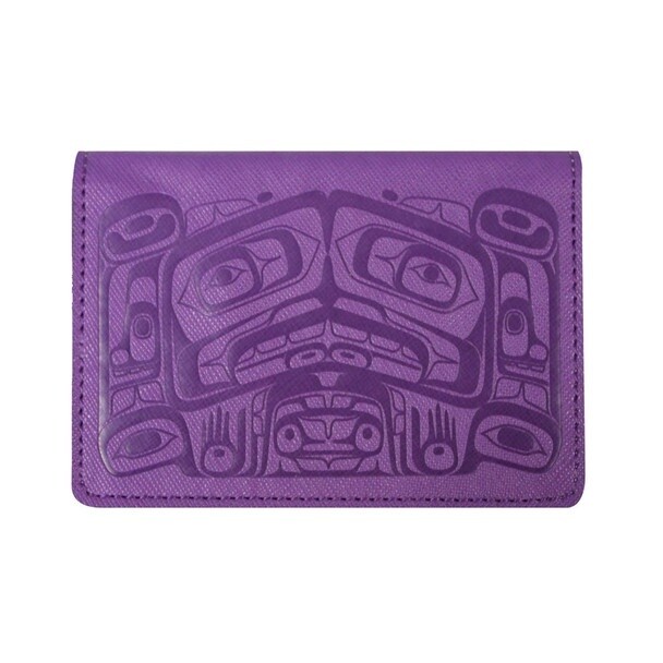CARD WALLET RAVEN BOX PURPLE