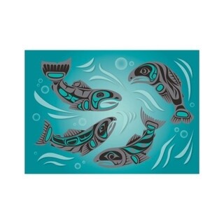 POST CARD SACRED SALMON PC106