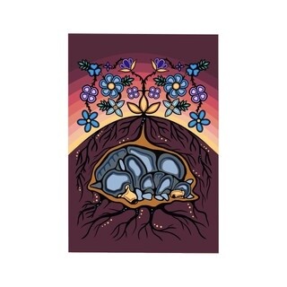 POSTCARD SLEEPING BEARS PC178