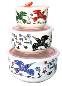BOWL CERAMIC FOOD CONTAINER DOUGLAS HORNE