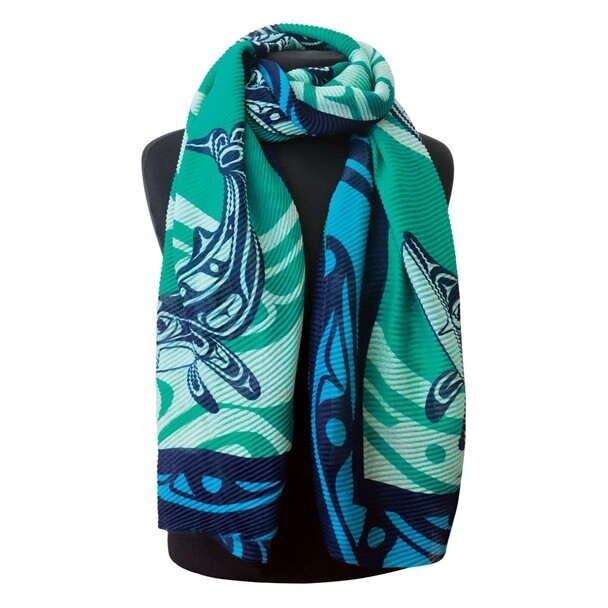 SCARF ECO - HUMPBACK WHALE