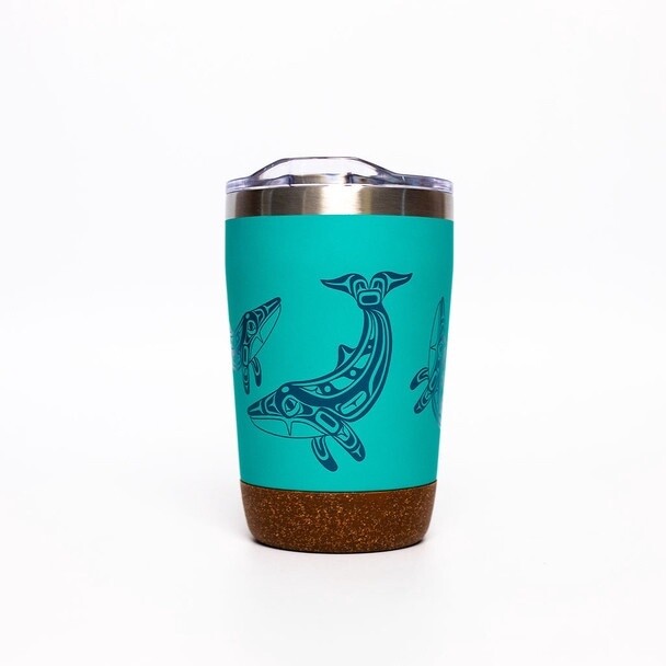 TRAVEL MUG HUMPBACK WHALE 12OZ