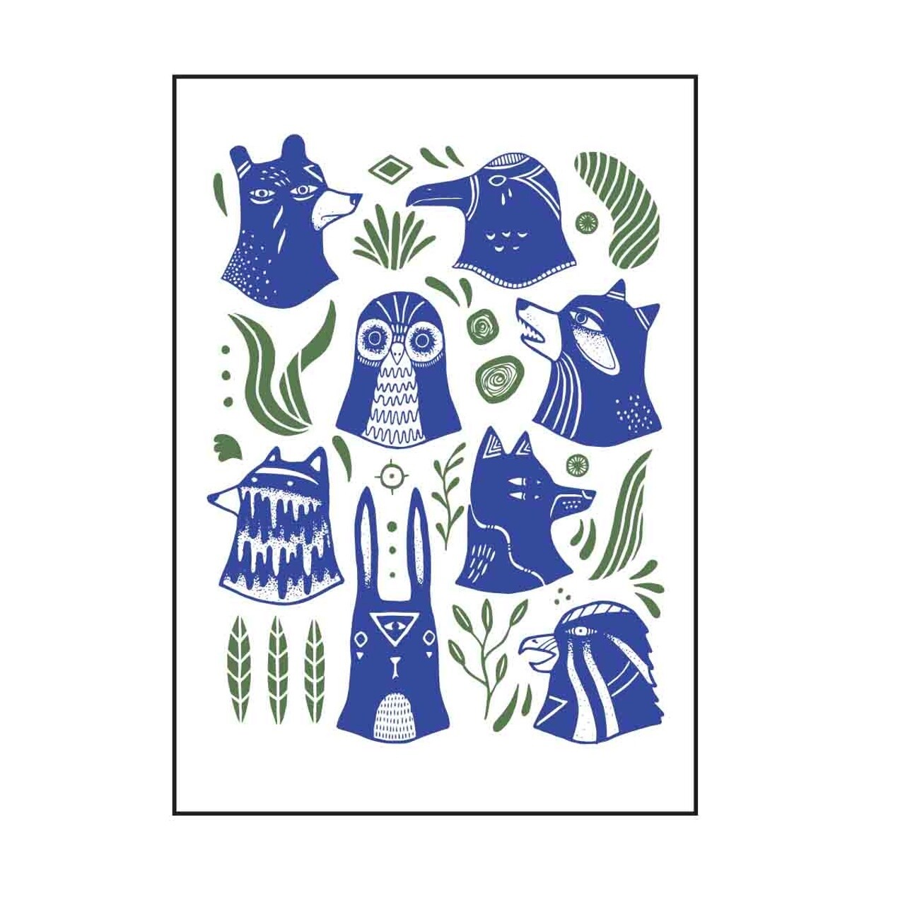 POSTCARD SPIRIT ANIMAILS PC 157
