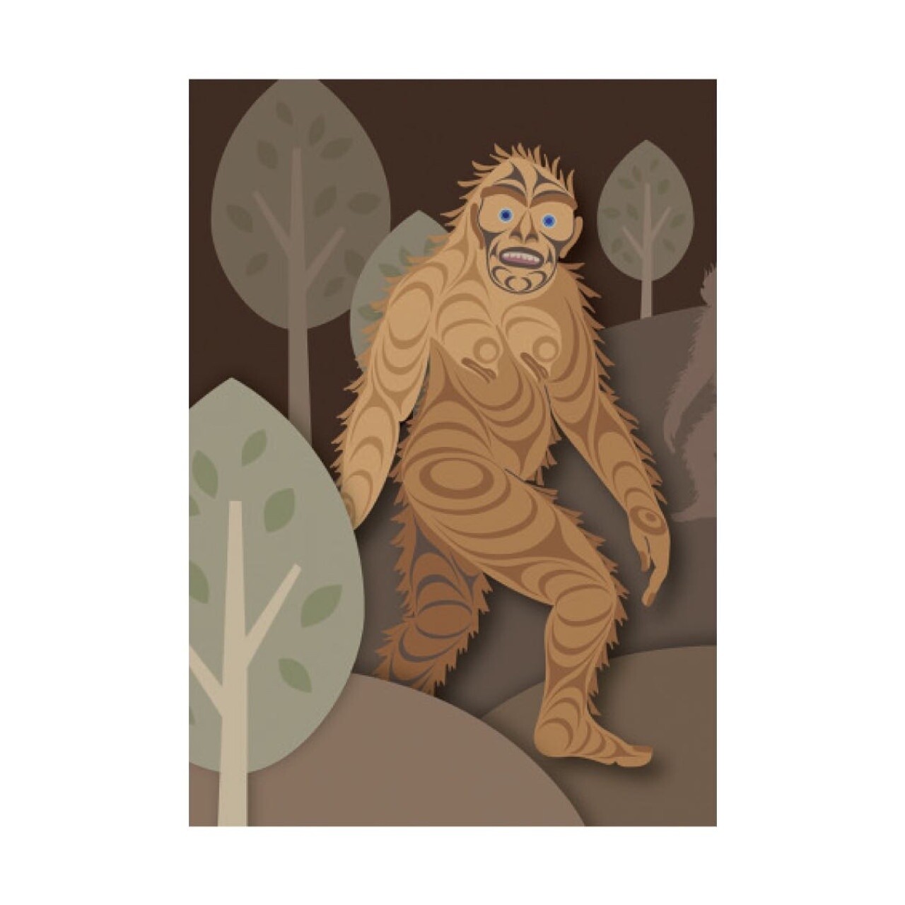 POSTCARD SASQUATCH PC117