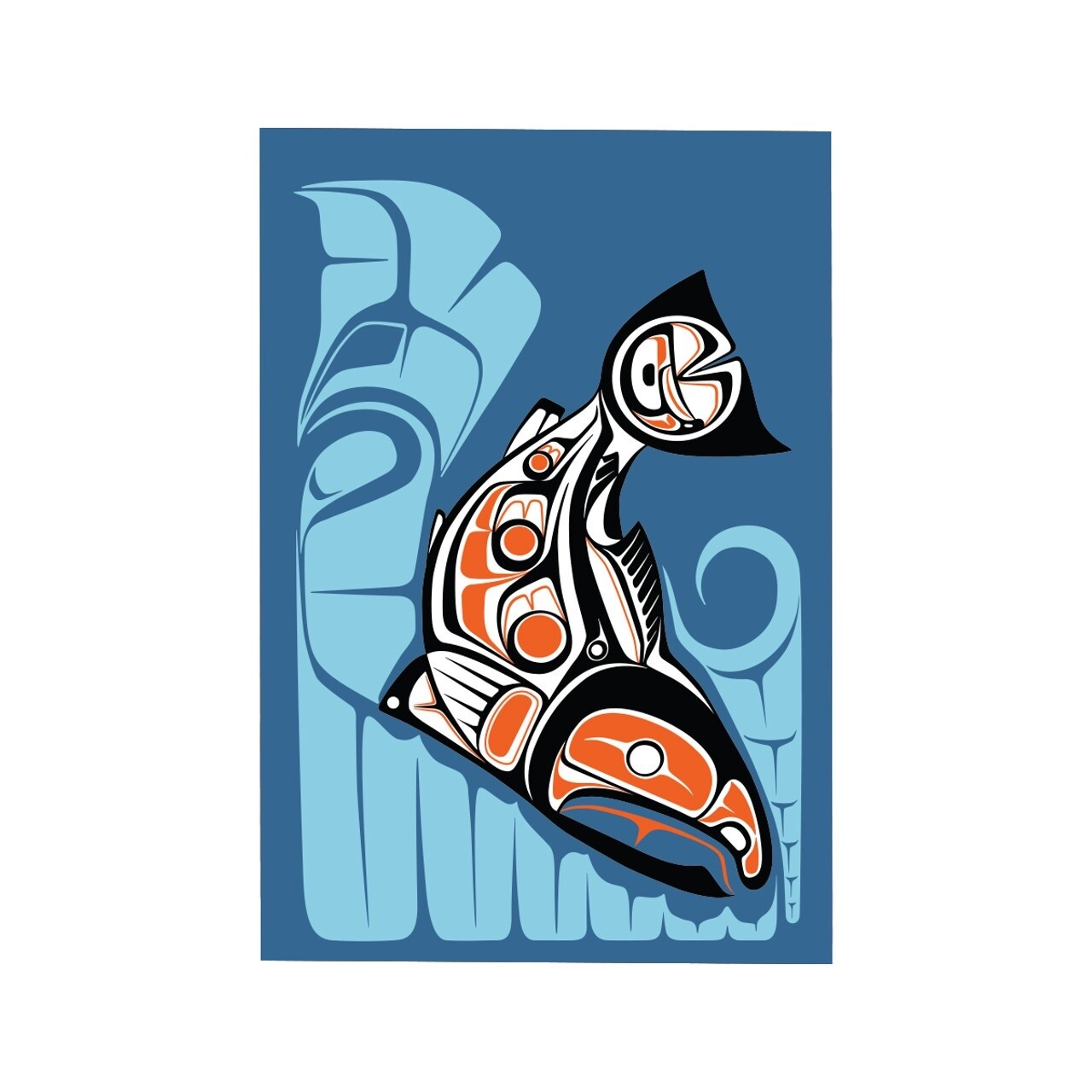 POSTCARD SOCKEYE SALMON PC175