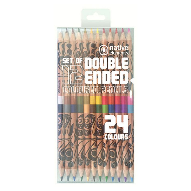 DOUBLE ENDED COLOURING PENCILS - EAGLE