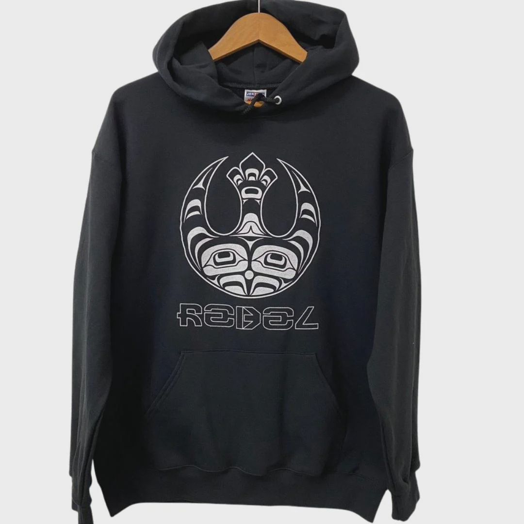 HOODIE INDIGENOUS REBEL, Size: SMALL