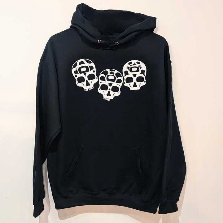 HOODIE ANCESTRAL SKULL, Size: SMALL