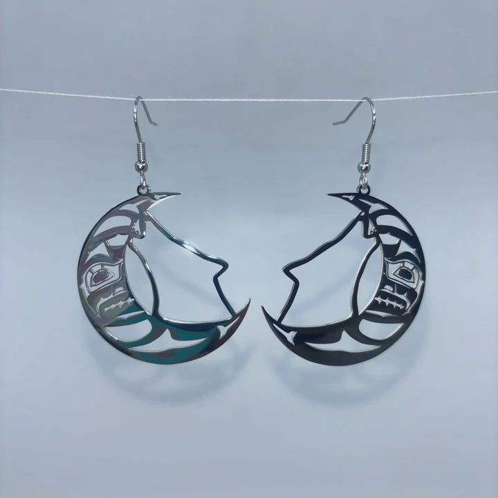 COLIN REID STEEL EARRINGS