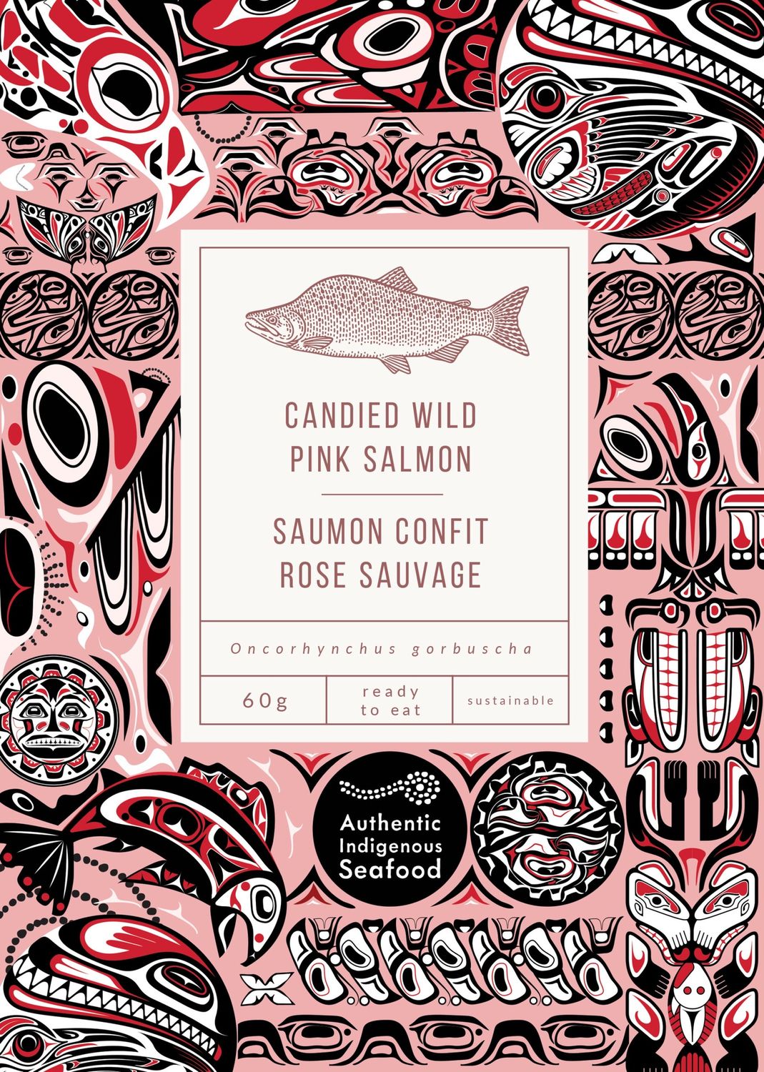 CANDIED WILD PINK SALMON 60gz