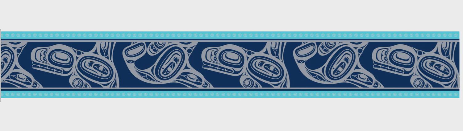TABLE RUNNER WHALE