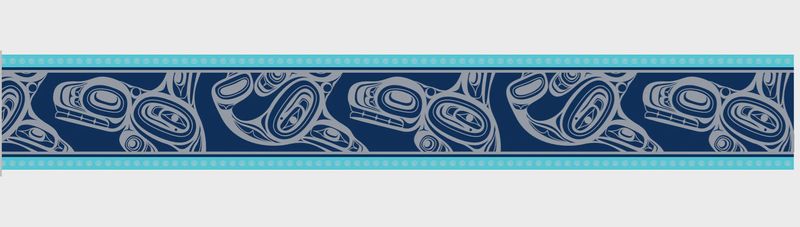 TABLE RUNNER WHALE