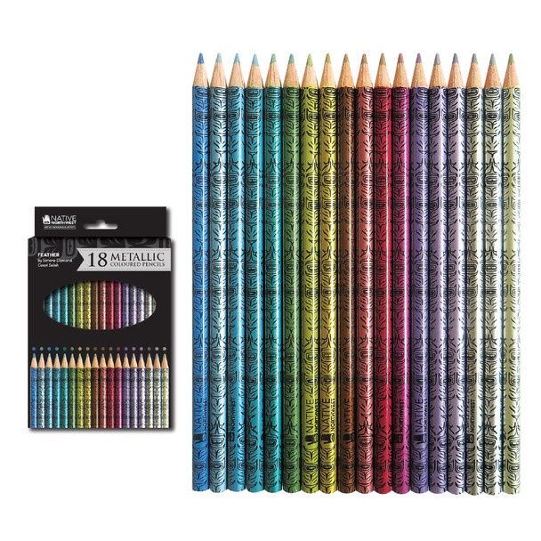 PENCILS METALLIC COLOURED