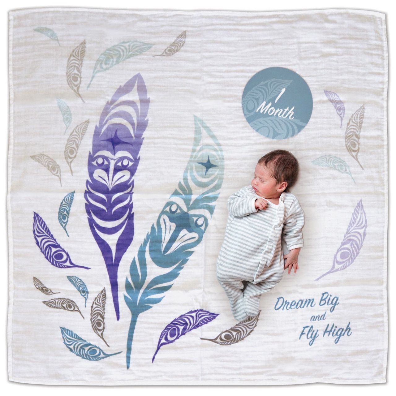 BLANKET BABY FEATHER
