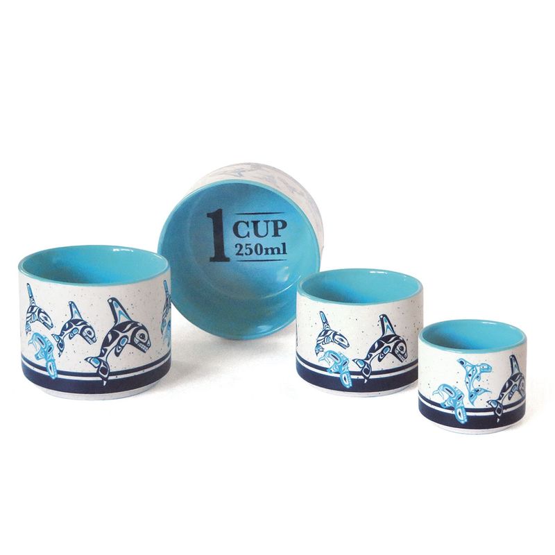 MEASURING CUP CERAMIC ORCA