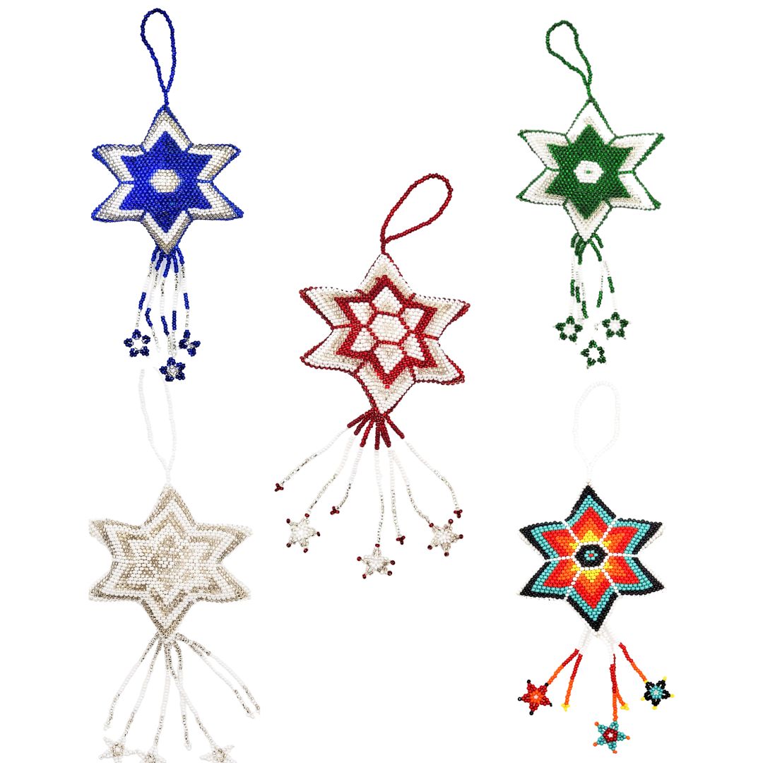 ORNAMENTS BEADED STAR